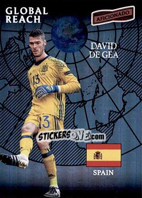 Sticker David de Gea - Aficionado Soccer 2017 - Panini