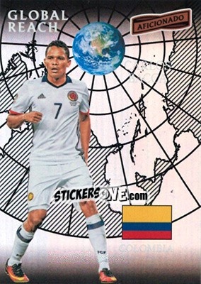 Sticker Carlos Bacca - Aficionado Soccer 2017 n. 157 - Panini