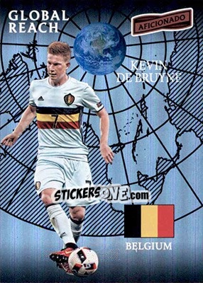 Sticker Kevin De Bruyne - Aficionado Soccer 2017 - Panini