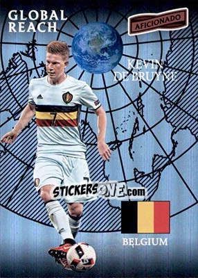 Sticker Kevin De Bruyne - Aficionado Soccer 2017 n. 161 - Panini