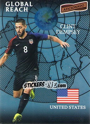 Sticker Clint Dempsey - Aficionado Soccer 2017 n. 164 - Panini