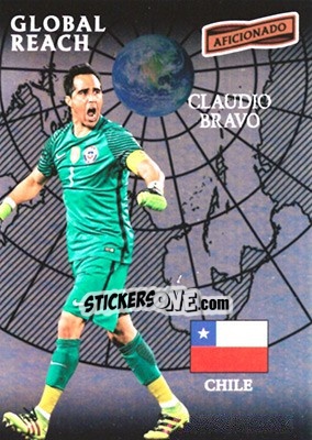 Sticker Claudio Bravo - Aficionado Soccer 2017 n. 167 - Panini
