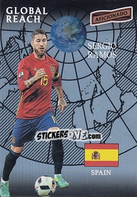 Sticker Sergio Ramos - Aficionado Soccer 2017 n. 171 - Panini