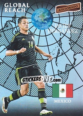 Sticker Javier Hernandez - Aficionado Soccer 2017 n. 172 - Panini