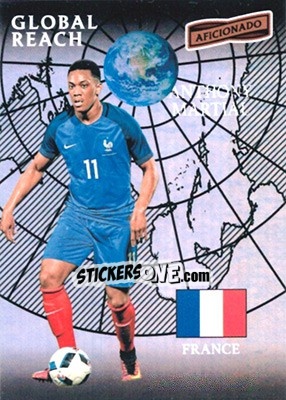Sticker Anthony Martial - Aficionado Soccer 2017 n. 175 - Panini