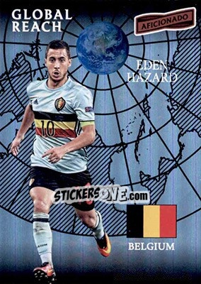 Sticker Eden Hazard - Aficionado Soccer 2017 - Panini