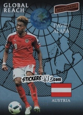 Sticker David Alaba - Aficionado Soccer 2017 n. 177 - Panini