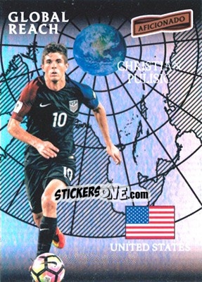 Sticker Christian Pulisic - Aficionado Soccer 2017 n. 184 - Panini