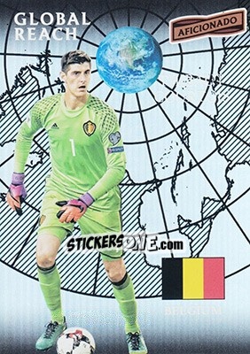 Sticker Thibaut Courtois - Aficionado Soccer 2017 n. 185 - Panini
