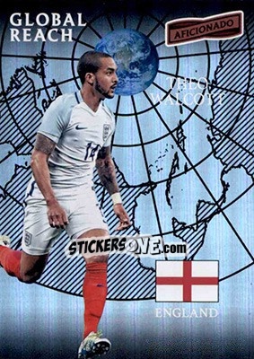 Sticker Theo Walcott - Aficionado Soccer 2017 n. 189 - Panini