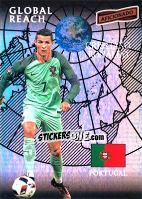 Sticker Cristiano Ronaldo - Aficionado Soccer 2017 n. 190 - Panini