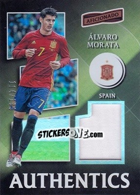 Sticker Alvaro Morata - Aficionado Soccer 2017 n. A-2 - Panini