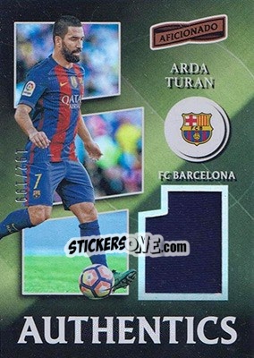 Cromo Arda Turan - Aficionado Soccer 2017 - Panini