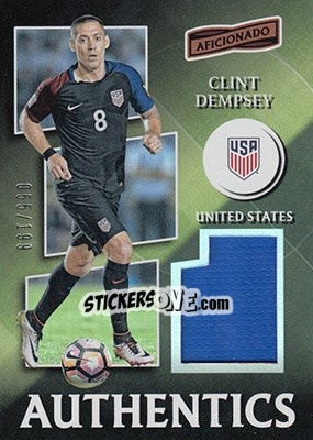 Cromo Clint Dempsey - Aficionado Soccer 2017 - Panini