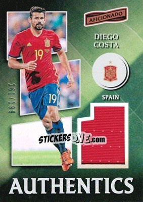 Sticker Diego Costa - Aficionado Soccer 2017 - Panini