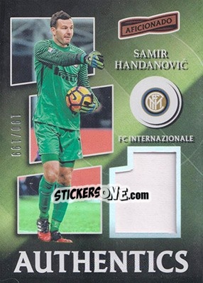 Sticker Samir Handanovic - Aficionado Soccer 2017 n. A-13 - Panini