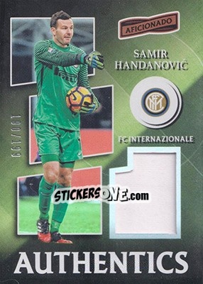 Figurina Samir Handanovic - Aficionado Soccer 2017 - Panini