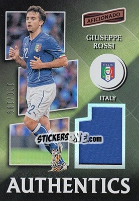 Sticker Giuseppe Rossi - Aficionado Soccer 2017 n. A-16 - Panini