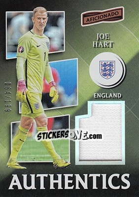 Sticker Joe Hart - Aficionado Soccer 2017 - Panini