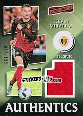 Sticker Kevin Mirallas - Aficionado Soccer 2017 n. A-31 - Panini