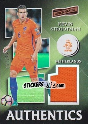 Sticker Kevin Strootman - Aficionado Soccer 2017 n. A-32 - Panini