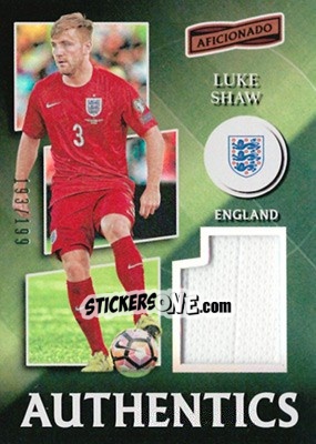 Sticker Luke Shaw - Aficionado Soccer 2017 n. A-38 - Panini
