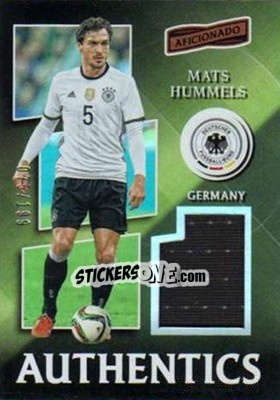 Figurina Mats Hummels - Aficionado Soccer 2017 - Panini