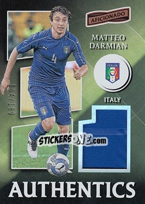 Sticker Matteo Darmian - Aficionado Soccer 2017 n. A-46 - Panini