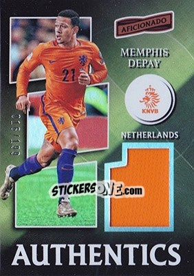 Figurina Memphis Depay - Aficionado Soccer 2017 - Panini