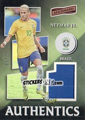 Sticker Neymar Jr - Aficionado Soccer 2017 n. A-52 - Panini