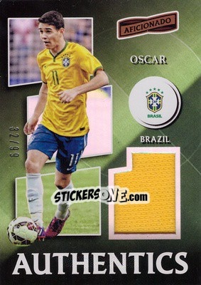 Sticker Oscar - Aficionado Soccer 2017 n. A-54 - Panini