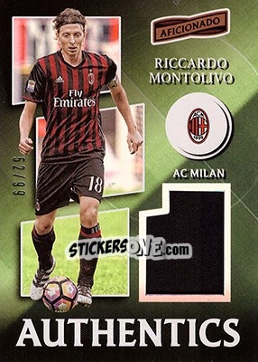 Figurina Riccardo Montolivo - Aficionado Soccer 2017 n. A-59 - Panini