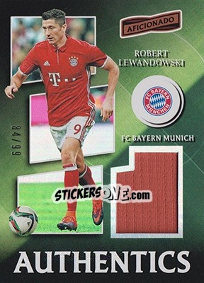 Sticker Robert Lewandowski - Aficionado Soccer 2017 n. A-60 - Panini