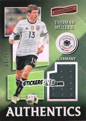 Sticker Thomas Muller - Aficionado Soccer 2017 n. A-64 - Panini