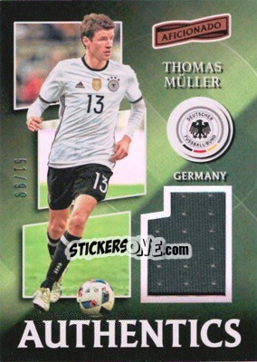 Cromo Thomas Muller - Aficionado Soccer 2017 - Panini