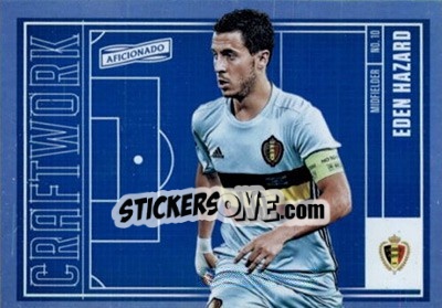 Sticker Eden Hazard - Aficionado Soccer 2017 n. C-2 - Panini