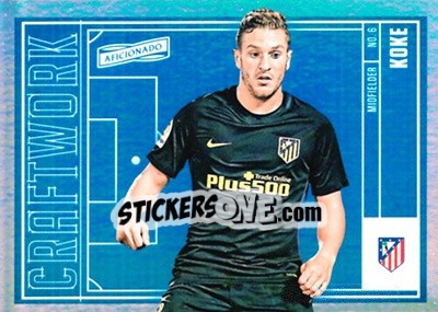 Sticker Koke - Aficionado Soccer 2017 - Panini