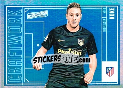 Sticker Koke - Aficionado Soccer 2017 n. C-3 - Panini
