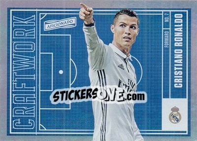 Sticker Cristiano Ronaldo - Aficionado Soccer 2017 n. C-7 - Panini