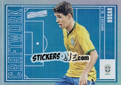 Sticker Oscar - Aficionado Soccer 2017 n. C-13 - Panini