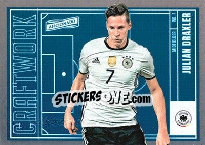 Cromo Julian Draxler - Aficionado Soccer 2017 - Panini