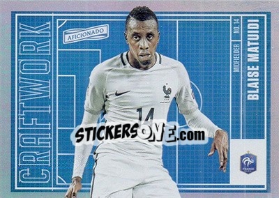 Sticker Blaise Matuidi - Aficionado Soccer 2017 n. C-19 - Panini