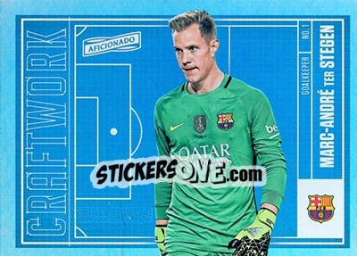 Cromo MarcAndre ter Stegen - Aficionado Soccer 2017 n. C-28 - Panini
