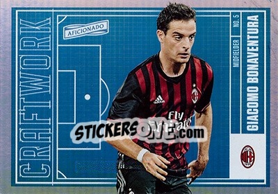 Sticker Giacomo Bonaventura - Aficionado Soccer 2017 n. C-35 - Panini