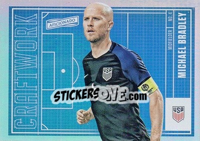 Sticker Michael Bradley - Aficionado Soccer 2017 n. C-38 - Panini