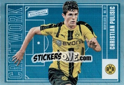 Sticker Christian Pulisic - Aficionado Soccer 2017 n. C-49 - Panini