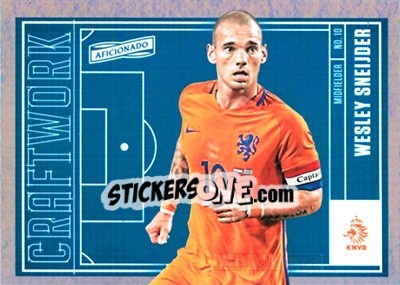 Sticker Wesley Sneijder - Aficionado Soccer 2017 n. C-53 - Panini