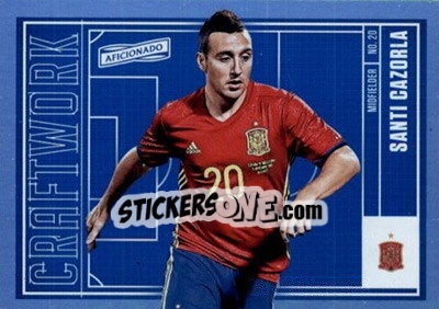 Sticker Santi Cazorla - Aficionado Soccer 2017 - Panini