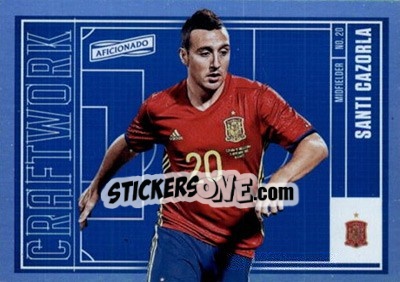 Sticker Santi Cazorla - Aficionado Soccer 2017 n. C-55 - Panini