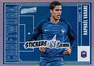 Sticker Raphael Varane - Aficionado Soccer 2017 n. C-56 - Panini